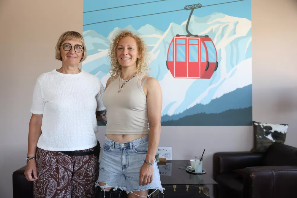 - 07.07.2026 - nekdanja alpska smučarka Ilka &Scaron;tuhec - Darja Črnko//FOTO: Jaka Gasar / Foto: Jaka Gasar