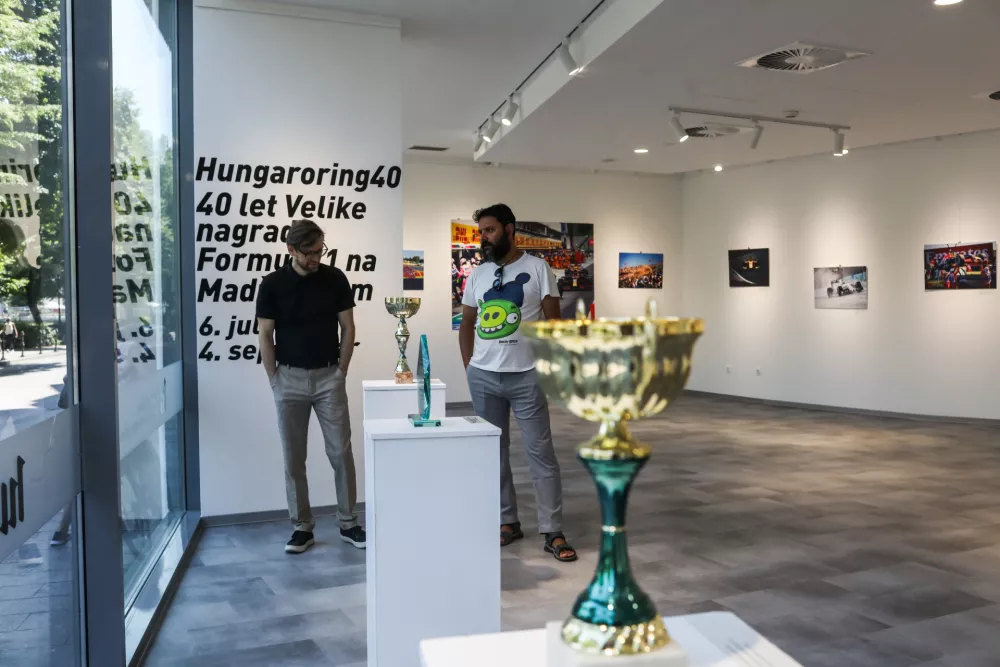 - 07.07.2026. - Razstava Hungaroring 40 - 40 let madžarske velike nagrade Formule 1 v Lisztov in&scaron;titut, Madžarski kulturni center v Ljubljani.//FOTO: Bojan Velikonja