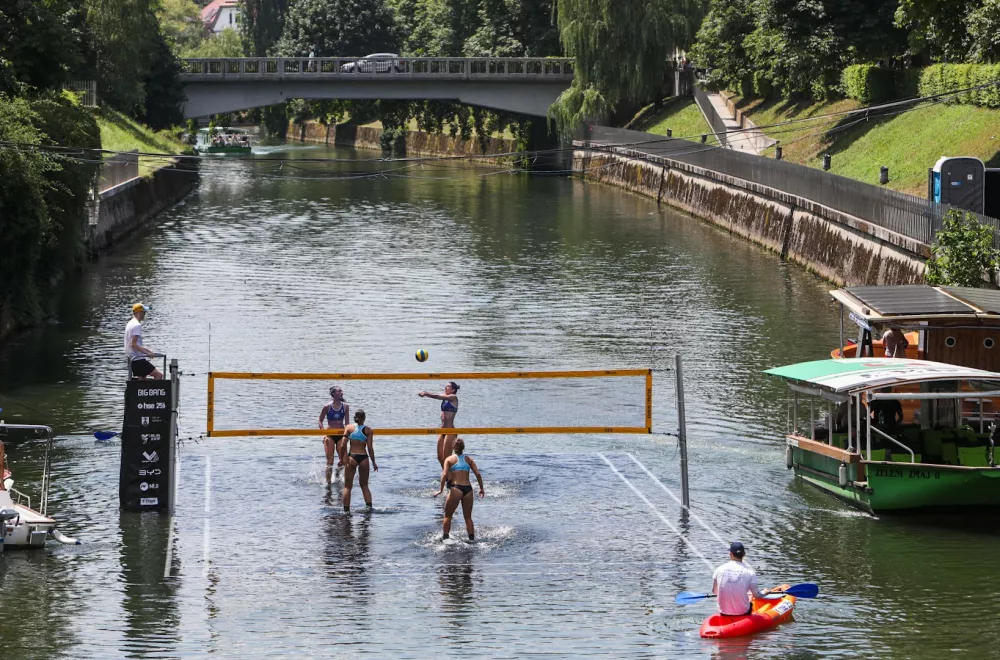 10.07.2026. Odbojka na Ljubljanici. Foto: Bojan Velik9nja