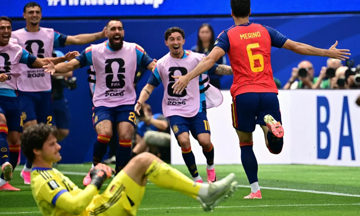 Španija v polfinalu, Merino po Portugalcih domov poslal še Belgijo