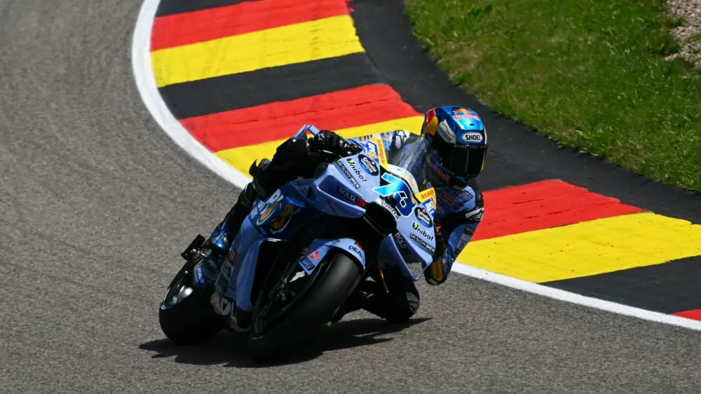 MotoGP - German Grand Prix - Sachsenring, Hohenstein-Ernstthal, Germany - July 11, 2026 BK8 Gresini Racing MotoGP's Alex Marquez during qualifying 2 REUTERS/Annegret Hilse