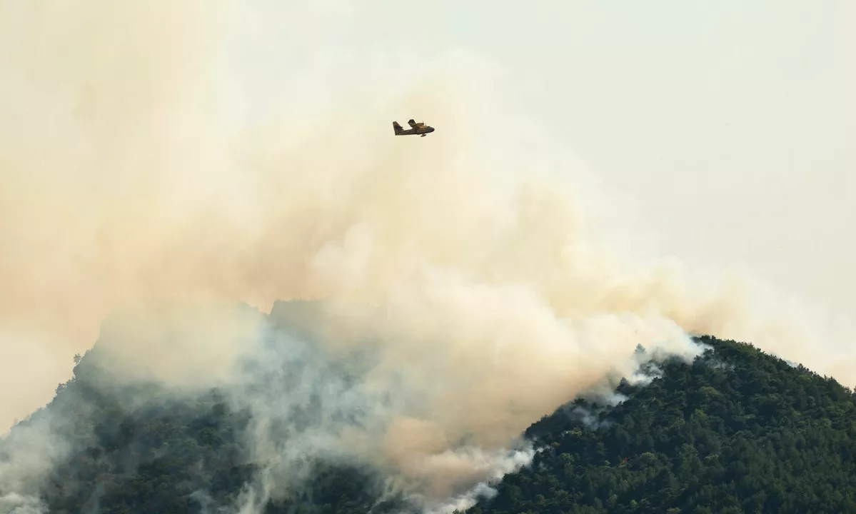 Požari v Franciji: ogenj na Korziki in pri Parizu še vedno divja