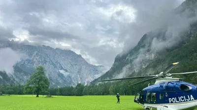 Helikoptersko reševanje v gorah