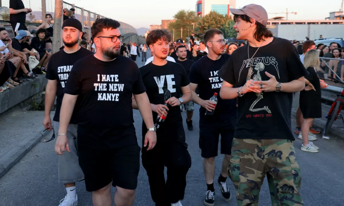 Tirana: Na ulicah tisoči tudi zaradi koncerta Kanyeja Westa