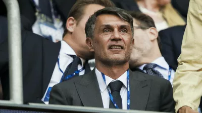 Paris Saint-Germain FC v Arsenal FC - UEFA Champions League Paolo Maldini attends during the UEFA Champions League 2025/26 final football match between Paris Saint-Germain FC and Arsenal FC. Budapest Hungary Copyright: xNicolňxCampox,Image: 1107530668, License: Rights-managed, Restrictions:, Model Release: no 