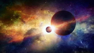 Ilustracije planetov in zvezde. Slika je ilustrativna. / Foto: Istock