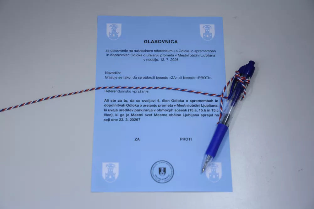 - 12.07.2026 - referendum MOL - glasovnica//FOTO: Jaka Gasar