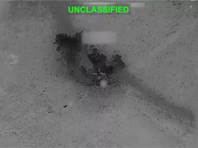 Smoke rises following an attack on a target at an unknown location, following what U.S. Central Command (CENTCOM) said were strikes on Iran, in this screen grab taken from a handout video released on July 12, 2026. U.S. Central Command/Handout via REUTERS  THIS IMAGE HAS BEEN SUPPLIED BY A THIRD PARTY. MANDATORY CREDIT. OVERLAY AND MASKING AT SOURCE. VERIFICATION: - Reuters was not able to independently verify the location and the date when the video was filmed. - No earlier version of the video found posted online before July 12.