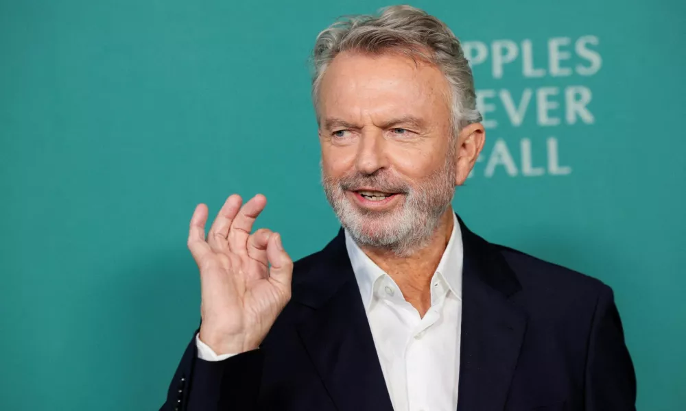 FILE PHOTO: Sam Neill attends a premiere of the television series 'Apples Never Fall', in Los Angeles, California, U.S. March 12, 2024. REUTERS/Mario Anzuoni/File Photo
