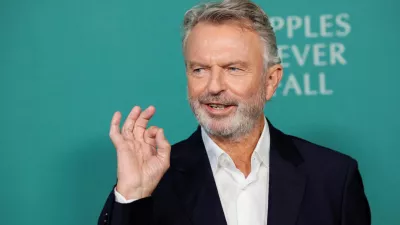 FILE PHOTO: Sam Neill attends a premiere of the television series 'Apples Never Fall', in Los Angeles, California, U.S. March 12, 2024. REUTERS/Mario Anzuoni/File Photo