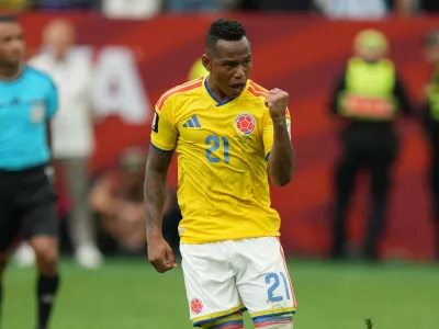 J&aacute;minton Campaz na tekmi proti &Scaron;vici / Foto: Profimedia