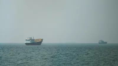 FILE PHOTO: File Photo: Vessels at the Strait of Hormuz, as seen from Musandam,Oman, July 13, 2026. REUTERS/Stringer/File Photo/File Photo