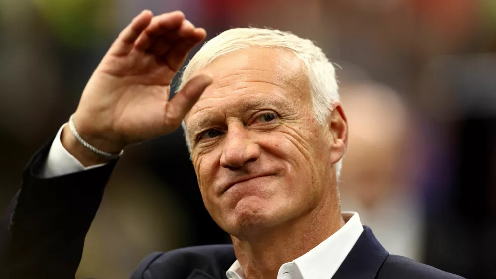 Soccer Football - FIFA World Cup 2026 - Semi Final - France v Spain - Dallas Stadium, Arlington, Texas, U.S. - July 14, 2026 France coach Didier Deschamps before the match REUTERS/Lee Smith