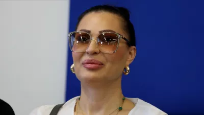 26, February, 2021, Belgrade - A press conference on the occasion of tasting dried meat from the smokehouse of Dragan Markovic Palma was held in the premises of United Serbia in Belgrade. Svetlana Raznatovic Ceca. Photo: B.B./ATAImagesrr26, februar, 2021, Beograd - Konferencija za medije povodom degustacije suvog mesa iz pusnice Dragana Markovica Palme odrzana u prostorijama Jedinstvene Srbije u Beogradu. Photo: B.B./ATAImages