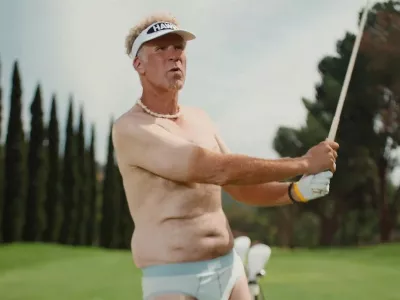 Will Ferrell wears nothing but underwear in new SKIMS campaign for Netflix's 'The Hawk'  --------- * USA: +1 310 798 9111 / usasales@backgrid.com *Pictures Containing Children Please Pixelate Face Prior To Publication*,Image: 1114958174, License: Rights-managed, Restrictions: RIGHTS: WORLDWIDE EXCEPT IN UNITED STATES, Model Release: no, Pictured: Will Ferrell 