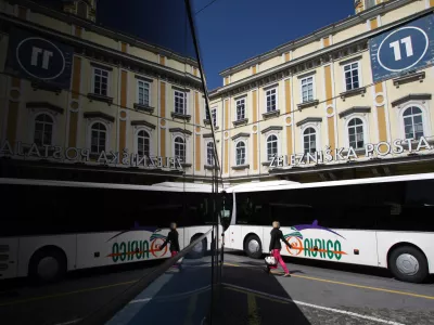 avtobusni prevoznik Avrigo - - Avtobusna - železni&scaron;ka postaja Ljubljana - Ilustrativna fotografija - //foto: Jaka Gasar