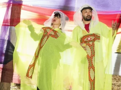 Elektronski dvojec WaqWaq Kingdom prihaja iz dežele vzhajajočega sonca. F arhiv festivala Sajeta