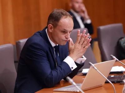 ​Tomaž Skale​01.06.2026 - predstavitev ministra za gospodarstvo, delo in &scaron;portAnže LogarFoto: Tomaž Skale