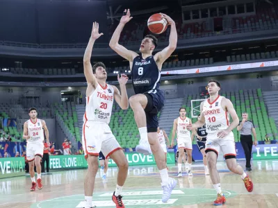 - 16.07.2026 - ko&scaron;arka - evropsko prvenstvo za U20 - Slovenija: Turčija//FOTO: Jaka Gasar