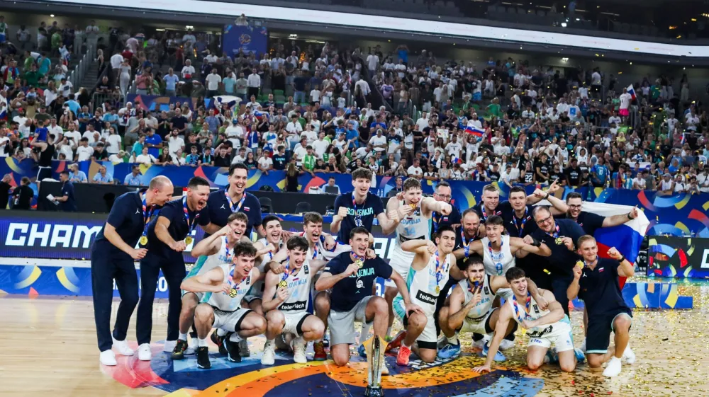 19.07.2026. Ko&scaron;arka finale Evropskega prvenstva U 20 Slovenija - Srbija. Foto: Bojan Velikonja