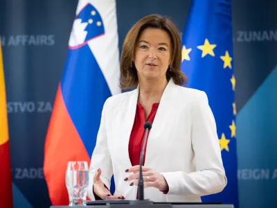 Ljubljana, MZEZ.Zunanja ministrica Tanja Fajon je na obisku gostila zunanjo ministrico Romunije Oano-Silvio Toiu.