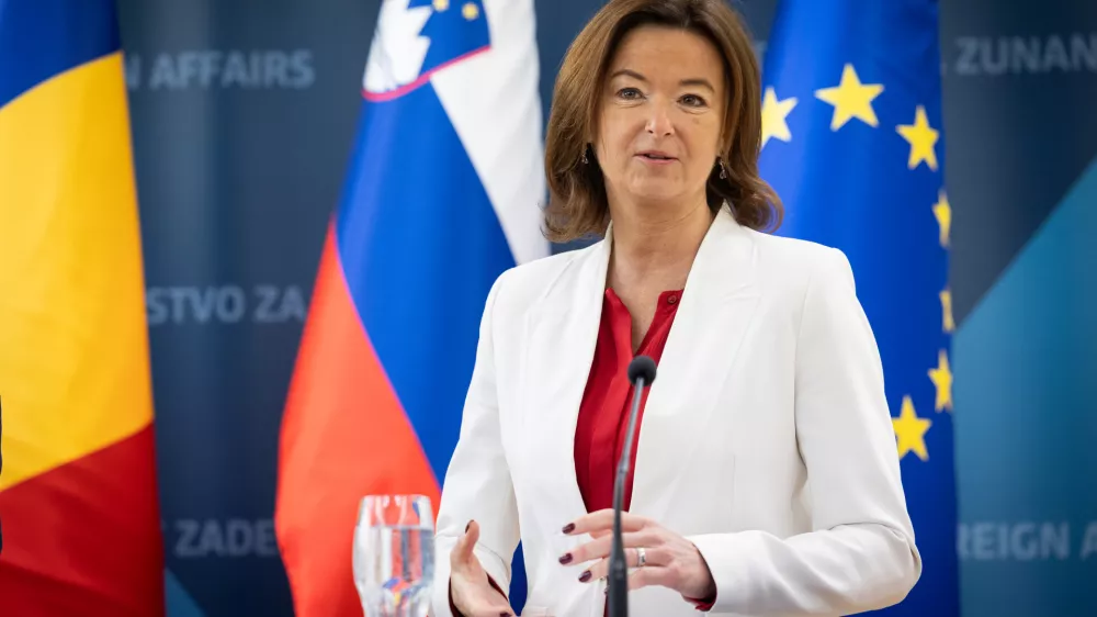 Ljubljana, MZEZ.Zunanja ministrica Tanja Fajon je na obisku gostila zunanjo ministrico Romunije Oano-Silvio Toiu.
