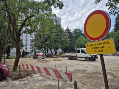 Bilečanska, prenova parkiri&scaron;ča