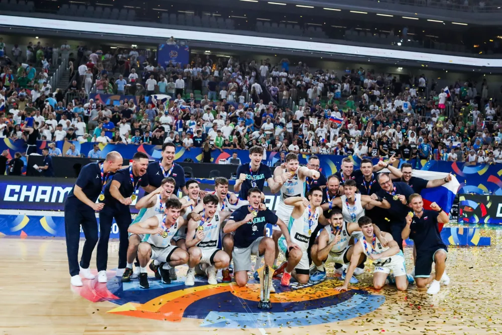 19.07.2026. Ko&scaron;arka finale Evropskega prvenstva U 20 Slovenija - Srbija. Foto: Bojan Velikonja / Foto: 