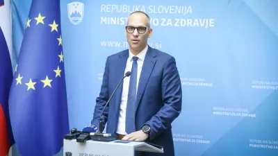 Tadej osterc minister za zdravje21.7-2026 - novinarska konferenca ministrstva za zdravje, na kateri bo minister Tadej Ostrc spregovoril o ključnih ugotovitvah ob primopredaji poslov na ministrstvu za zdravje in finančnem stanju ministrstva; ministrstvo,Foto: Luka Cjuha