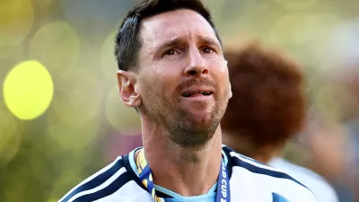 Soccer Football - FIFA World Cup 2026 - Final - Spain v Argentina - New York/New Jersey Stadium, East Rutherford, New Jersey, U.S. - July 19, 2026 Argentina's Lionel Messi looks dejected after losing the World Cup final REUTERS/Agustin Marcarian