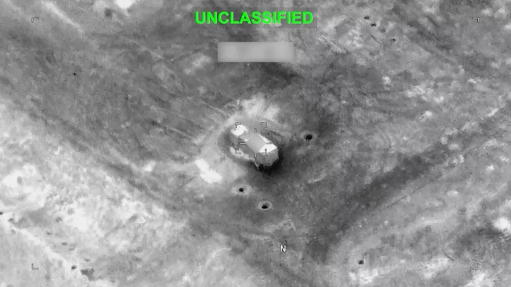 Military equipment targeted at an unknown location, during what the U.S. Central Command (CENTCOM) says are strikes on Iran, in this screengrab taken from a handout video released on July 21, 2026. U.S. Central Command/Handout via REUTERS THIS IMAGE HAS BEEN SUPPLIED BY A THIRD PARTY. MANDATORY CREDIT. OVERLAY AND MASKING AT SOURCE. VERIFICATION: - Location and date could not be verified. - No earlier version of the video found posted online before Tuesday (July 21).
