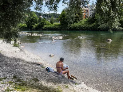 - 18.06.2026. - Plaža Sava - Laguna v Ljubljani.//FOTO: Bojan Velikonja