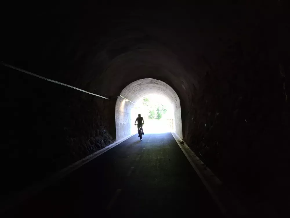 &Scaron;trekna tunel / Foto: Katja Petrovec