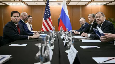 Russia's Foreign Minister Sergey Lavrov attends a meeting with US Secretary of State Marco Rubio on the sidelines of the Association of Southeast Asian Nations (ASEAN) Foreign Ministers Meeting in Pasay, Metro Manila, on July 23, 2026.   BRENDAN SMIALOWSKI/Pool via REUTERS   TPX IMAGES OF THE DAY