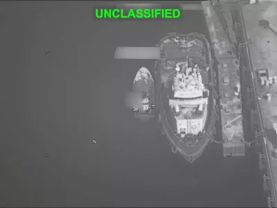 A boat is targetted, at an unknown location, during what the U.S. Central Command (CENTCOM) says are strikes on Iranian military targets, in this screengrab taken from a handout video released on July 23, 2026. U.S. Central Command/Handout via REUTERS  THIS IMAGE HAS BEEN SUPPLIED BY A THIRD PARTY NO RESALES. NO ARCHIVES. MANDATORY CREDIT. REFILE - VERIFICATION LINE ADDED VERIFICATION: - Location and date could not be verified - No earlier version of the video found posted online before Thursday (July 23)