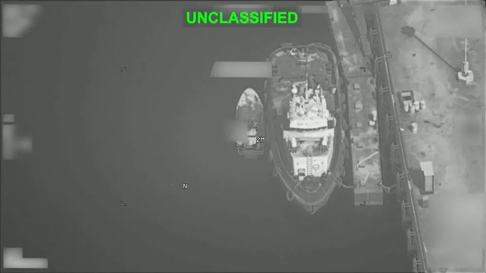 A boat is targetted, at an unknown location, during what the U.S. Central Command (CENTCOM) says are strikes on Iranian military targets, in this screengrab taken from a handout video released on July 23, 2026. U.S. Central Command/Handout via REUTERS  THIS IMAGE HAS BEEN SUPPLIED BY A THIRD PARTY NO RESALES. NO ARCHIVES. MANDATORY CREDIT. REFILE - VERIFICATION LINE ADDED VERIFICATION: - Location and date could not be verified - No earlier version of the video found posted online before Thursday (July 23)