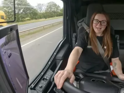Story from Jam Press (Female HGV Driver)Pictured: Video grab: Hannah Robinson.'I dreamed of being a bin man as a little girl &ndash; now I drive 44 tonne trucks for a living'A woman who dreamed of being a "bin man" when she was a child now drives 44 tonne trucks for a living.Hannah Robinson works as a Class 1 HGV driver, travelling across the UK and even overseas as part of a growing haulage business she helped build from the ground up.The 32-year-old prides herself on being one of the North East's most recognisable female truck drivers and says she has never let stereotypes stand in her way."When I was little, I used to watch the bin men driving up the street and say to my mam 'I'm going to be a bin man'," Hannah, from Hartlepool, County Durham, told creatorzine.com."My uncles and cousins are truckers and my grandad was a bus driver, so I suppose it's in my blood."Being a female driver, you do feel you have a point to prove in order to show you're just as capable as a man."During tight and difficult manoeuvres, I've been asked if I can manage and had men offer to do it for me."I often find myself saying 'it's ok, I can do it'."On one of our jobs, I drive a forklift and help out with manual labour, which involves lifting 250-litre drums."I once had someone run over and say, 'leave them for us, they're too heavy for you'."I was quick to prove them wrong."Because of my height, people assume I'm not strong enough to reach or lift things and try to do it for me."I'm grateful for the help, of course, but I'm stronger than I look and not afraid to ask for help if I do need it."I'm sure they come from a good place but I'd rather they just let me do it and ask I'll ask for help myself if I need it."Fortunately, she says the vast majority of drivers and colleagues have been welcoming.She said: "I've had the usual 'what's a girl like you doing in a job like this?' kind of comments, but nothing ever malicious."On the refineries, I'm treated the same as the men and that's how it should be."We have a laugh and I give as good as I get, but having thick skin and a good sense of humour goes a long way."People are usually more curious than anything; I often get asked if I'm ex-army."But she says social media is a different storyHannah, who used to be a children's face painter, shares snippets of her life driving trucks on her TikTok HGV Han.Hannah now earns around Ł5,000 a month at a job she loves and says every day is different.She said: "I'm never in the same place."I could be up at 5am, start work at 6, do my defect checks on the truck and trailer, then drive to my delivery point which could be England, Scotland or Wales."I've delivered everything from recycling to machinery, motorbikes and even tins of spam."When I'm working on the refineries, an average day includes clocking in, getting into overalls and working on site, covering all logistics from escorting loads to shunting trailers."I help the lads out with manual work too when I can."Hannah says keeping fit on the road is difficult and she wants all truck stops to have facilities such as gyms.She said: "After working a 12-hour day, all you want to do it eat and sleep.""I ran a marathon last year so I had to train while I was away in the truck."I'd park up on the industrial estate overnight, get my trainers and headphones on and run for miles."I enjoy yoga too, so I would do that in the cab."There are too many drivers facing health problems because of the lack of exercise and food options."Hannah says she's been branded as "desperate" by male drivers online.Hannah said: "When I announced my TikTok, amongst the support I had a barrage of comments from disgruntled male drivers, calling me an attention seeker and desperate."It really doesn't bother me."I expected it and it's sad that we live in a world where it's acceptable to call people all sorts of names online."I can see why it would affect people's mental health."They are literally strangers and don't know me."If they met me in person, their opinions would change because I get on with everyone."I got accused of doing OnlyFans."That was hilarious to me as it couldn't be further from the truth."Hats off to the girls that do it, each to their own and they're making a lot more money than the people slating them online but it could never be me and that's ok too."I told them I'd screenshot their comment and use it in a future video and they soon changed their tune."I just wonder if they have daughters and if they'd appreciate a man saying that to them."We had a laugh replying to them all but they helped me gain traction on my page, so a big thanks to them."Hannah first began training for her Class 2 licence in 2016 at the age of 21 but suffered a setback when she failed her test.At around the same time, her friend Callum, an experienced Class 1 driver, had decided to launch his own agency.The pair teamed up and what would eventually become C.W Haulage Services was born.Hannah said: "He took me under his wing and got me my first job, driving roll-on-roll-off skips for six months and I loved it."That's when things really changed for us, he was getting calls for Class 1 work and encouraged me to get my licence."I was so scared, I thought, 'Am I too small to drive those big trucks?'"But I passed the first time!&nbsp;"Since then, it's been a whirlwind."We went from just us two, to a team of drivers, to Callum buying our first truck, The Grey Lady Then our second truck The Blue Ranger.&nbsp;"Fast forward 10 years, we've had multiple contracts with local companies and we now work on refineries across the UK, America and Canada."We pride ourselves on having a great rapport with our clients, which has helped us grow into the company we are today."Unlike many office workers, Hannah says there is no such thing as a typical day as a truck driver.She said: "There's never a normal day in the world of HGV Han."One week I'll be driving locally on day or night shift, then home in my own bed; the next week I could be sleeping in my cab in Truckstops, or travelling to a refinery where I'll work for weeks or months, living in hotels or contractor houses."No two days are the same and I love that about my job; it keeps me on my toes!&nbsp;"The best part of the job for me is getting to see so many new and interesting places."I've scaled all corners of the UK, from John O Groats to Lands End, meeting people from all walks of life and getting paid for the privilege- what's not to love."Also, when you work with your friend, it doesn't really feel like work."The job is only as fun as you make it, but we make it a lot of fun."ENDSEDITOR'S NOTE: Exclusive Licence: An exclusive licence has been obtained directly from the verified copyright holder. Jam Press holds exclusive distribution rights for the agreed content within the terms of the contributor agreement.,Image: 1115171452, License: Rights-managed, Restrictions: EDITOR'S NOTE: Exclusive Licence: An exclusive licence has been obtained directly from the verified copyright holder. Jam Press holds exclusive distribution rights for the agreed content within the terms of the contributor agreement., Model Release: no 