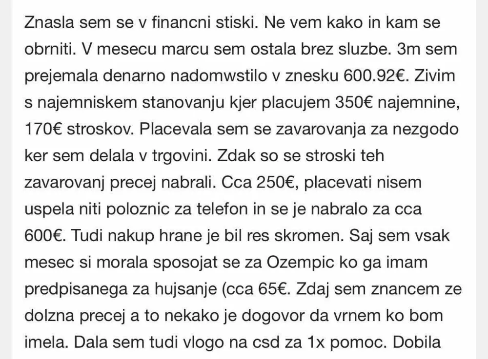 Za samoplačni&scaron;ka zdravila humanitarna pomoč ni re&scaron;itev