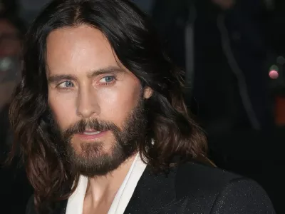 Jared Leto - Outside arrivals at the Tom Ford Womenswear Fall/Winter 2025-2026 fashion show as part of Paris Fashion Week on March 5, 2025 in Paris, France.//03HAEDRICHJM_JMH.037/Credit:JM HAEDRICH/SIPA/2503061057,Image: 972699672, License: Rights-managed, Restrictions:, Model Release: no