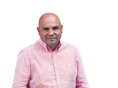 - 17.10.2022 - Dr. Stefano Lusa, slovensko-italijanski zgodovinar, novinar in publicist, dnevnikov kolumnist//FOTO: Tomaž Skale