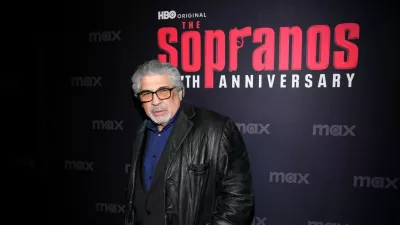 FILE - Vincent Pastore attends "The Sopranos" 25th anniversary celebration at Da Nico on Wednesday, Jan. 10, 2024, in New York. (Photo by Charles Sykes/Invision/AP,File)