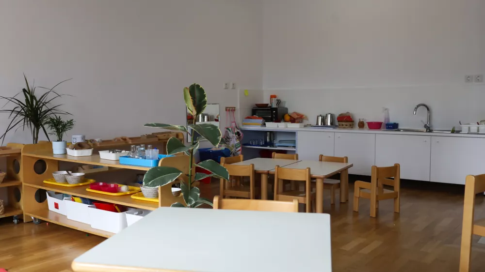 - 11.10.2023 - DEOS Center starej&scaron;ih Notranje Gorice &ndash; nova dislocirana enota Montessori Angelin vrtec iz Ljubljane. //FOTO: Bojan Velikonja