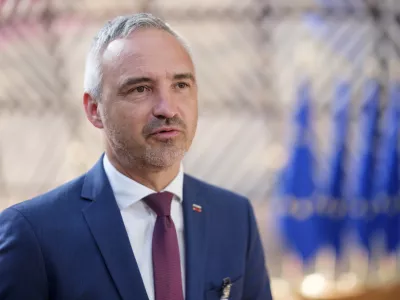 Belgija, Bruselj.Kmetijski minister Janez Cigler Kralj ob prihodu na zasedanje kmetijskih ministrov clanic EU.