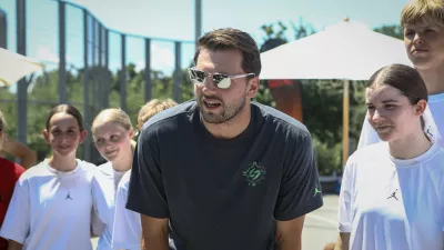 Luka Dončić20.6.2026 - košarkarski turnir the One z Luko Dončičem - košarkaško igrišče pred dvorano StožiceFoto: Luka Cjuha