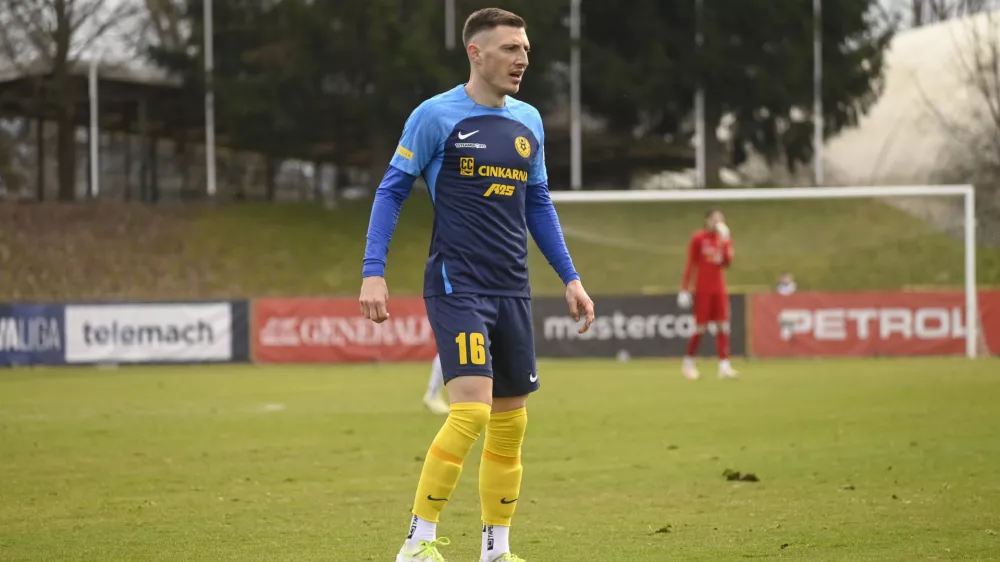 Mario Kvesić- 18.02.2024 &ndash; nogomet - Bravo &ndash; Celje, Prva liga Telemacha //FOTO: Nik Erik Neubauer