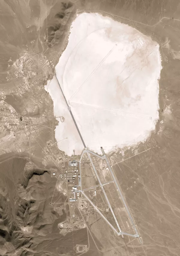 Zračni pogled na območje okoli Area 51. / Foto: Getty Images
