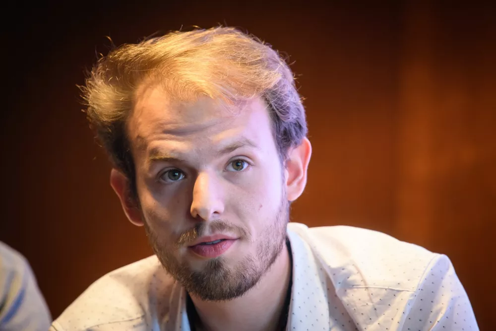 Bled, Rikli Balance hotel.V okviru Young BSF panel z naslovom Preprecevanje konfliktov, vzpostavljanje miru in mediacija.Strokovni delavec na Fakulteti za druzbene vede Faris Kocan. / Foto: Nebojsa Tejic/sta
