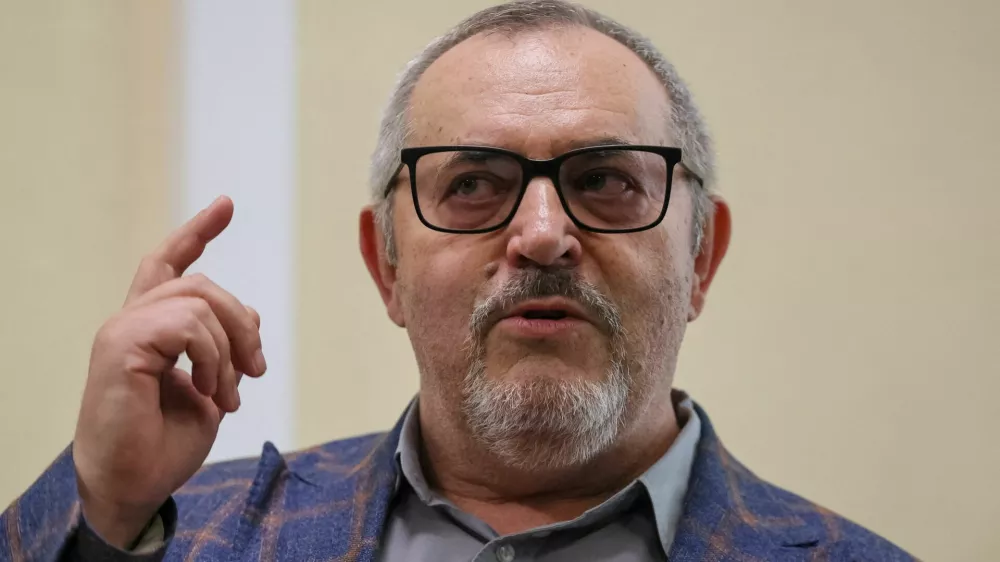 FILE PHOTO: Boris Nadezhdin, an anti-war Russian politician, appears in court in Dolgoprudny, Moscow region, Russia July 17, 2026. REUTERS/Anastasia Barashkova/File Photo