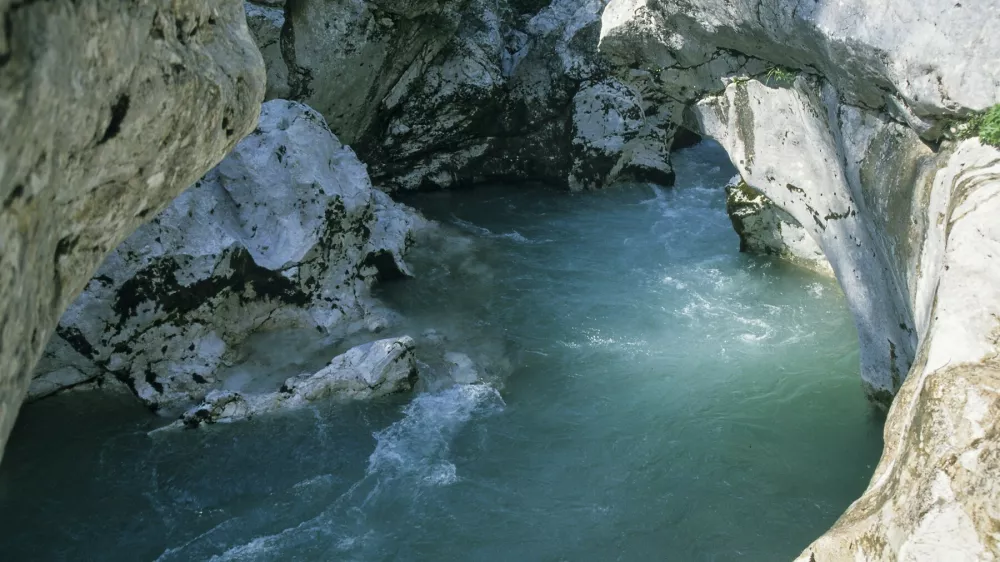 Slovenia, Triglav National Park, Countries, Rivers, High Mountains, Landscape, Countries, National Park, Travel, River, Soca, Travels, Triglav,Image: 1114275094, License: Royalty-free, Restrictions:, Model Release: no 