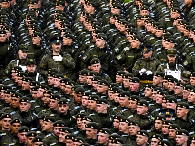 MOSCOW, RUSSIA - APRİL 29: Russian military vehicles are on their way to Red Square by passing through Tverskaya street during the rehearsal of Victory Day military parade marking the 80th anniversary of the victory over Nazi Germany in World War II, at Red Square in Moscow, Russia on April 29, 2025. Sefa Karacan / AnadoluNo Use USA No use UK No use Canada No use France No use Japan No use Italy No use Australia No use Spain No use Belgium No use Korea No use South Africa No use Hong Kong No use New Zealand No use Turkey